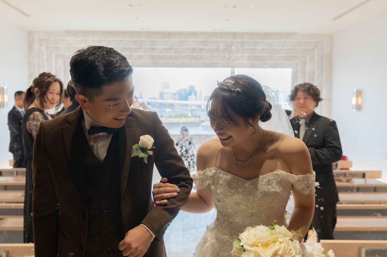 【小さな結婚式お台場店】笑顔と感謝に包まれた一日♥